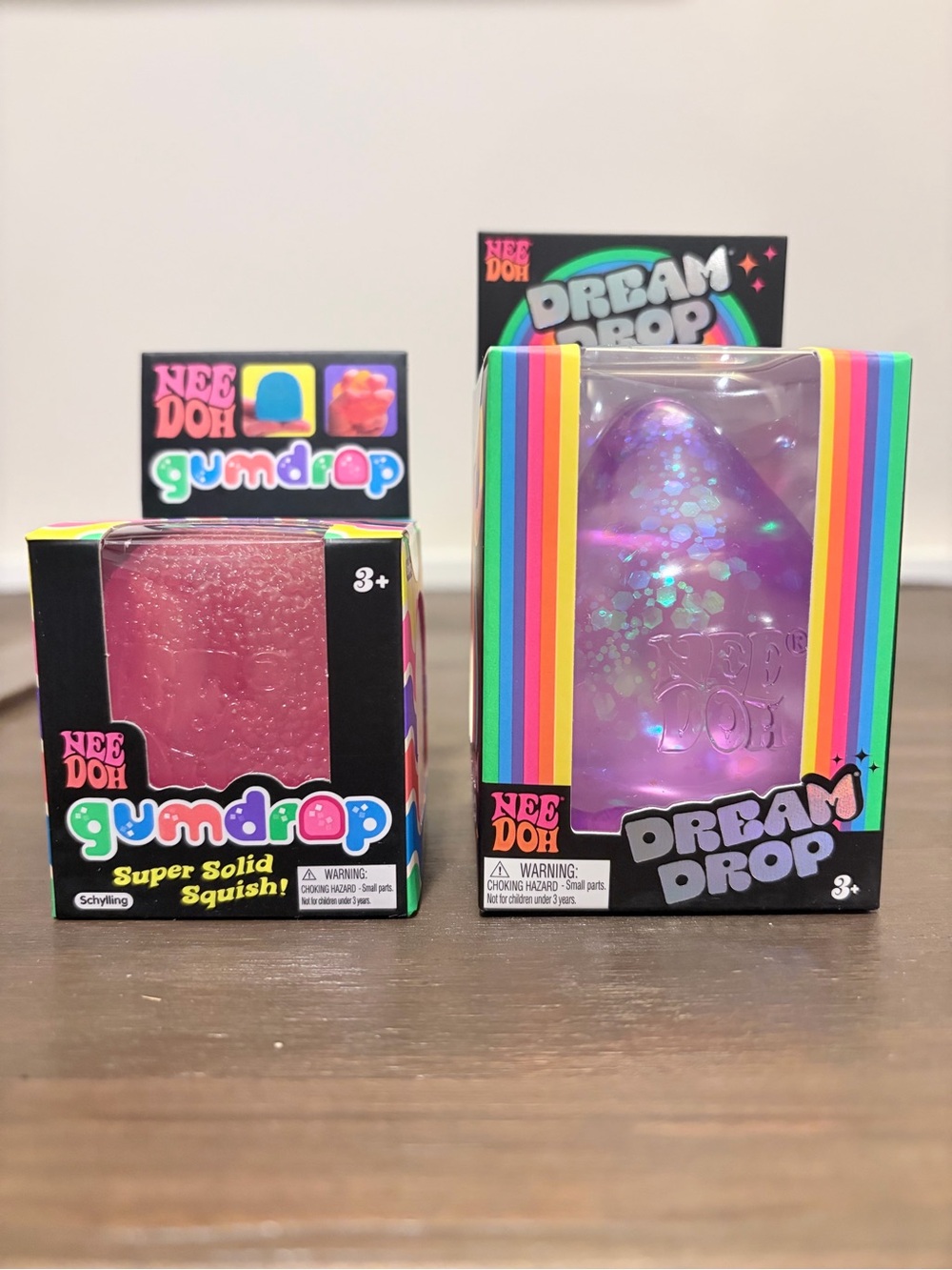 SHIPS TODAY NeeDoh Dream Drop Gumdrop Bundle 2 Pink Purple Dopaminecore Sensory